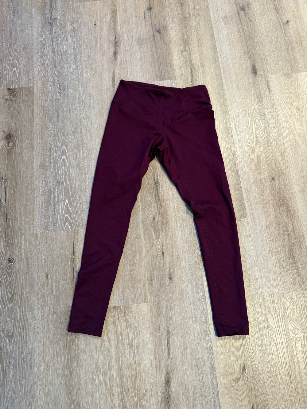 Zella Burgundy Leggings